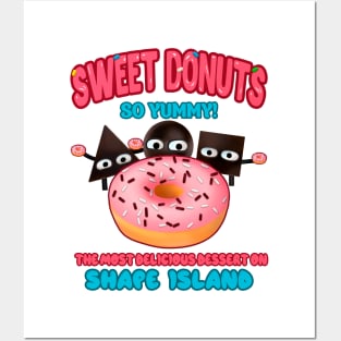 Shape Island Donuts Posters and Art